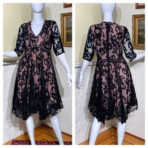 Taylor For A Pea In The Pod Lace Maternity Dress 50’s Rockabilly Dress